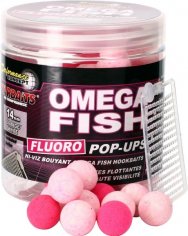 STARBAITS Omega Fish Boilies FLUO plovoucí 80g 20mm