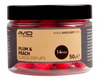 Avid Carp Nutrition Plum & Peach Pop-Ups 14mm 50g