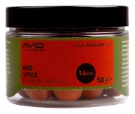 Avid Carp Nutrition Red Spice Pop-Ups 14mm Belachan 50g