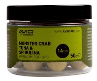 Avid Carp Nutrition Monster Crab-Tuna & Spirulina Pop-Ups 14mm / 50g