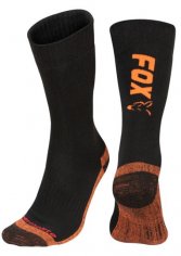 Fox Ponožky Thermolite Black Orange Long Sock Velikost 44-47