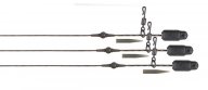 Fox Edges Naturals Heli-Clip Rigs 40lb Submerge 3ks