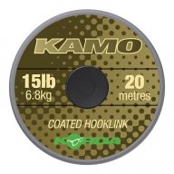 Korda šňůrka Kamo coated Hooklink 20m / 15lb
