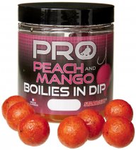 Starbaits Boilies In Dip Pro Peach Mango 150g / 24mm